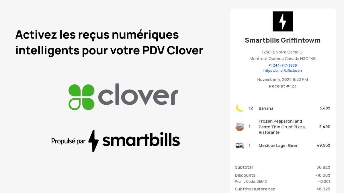 Intégration Clover