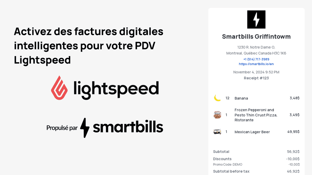 Intégration Lighspeed Retail X Series 