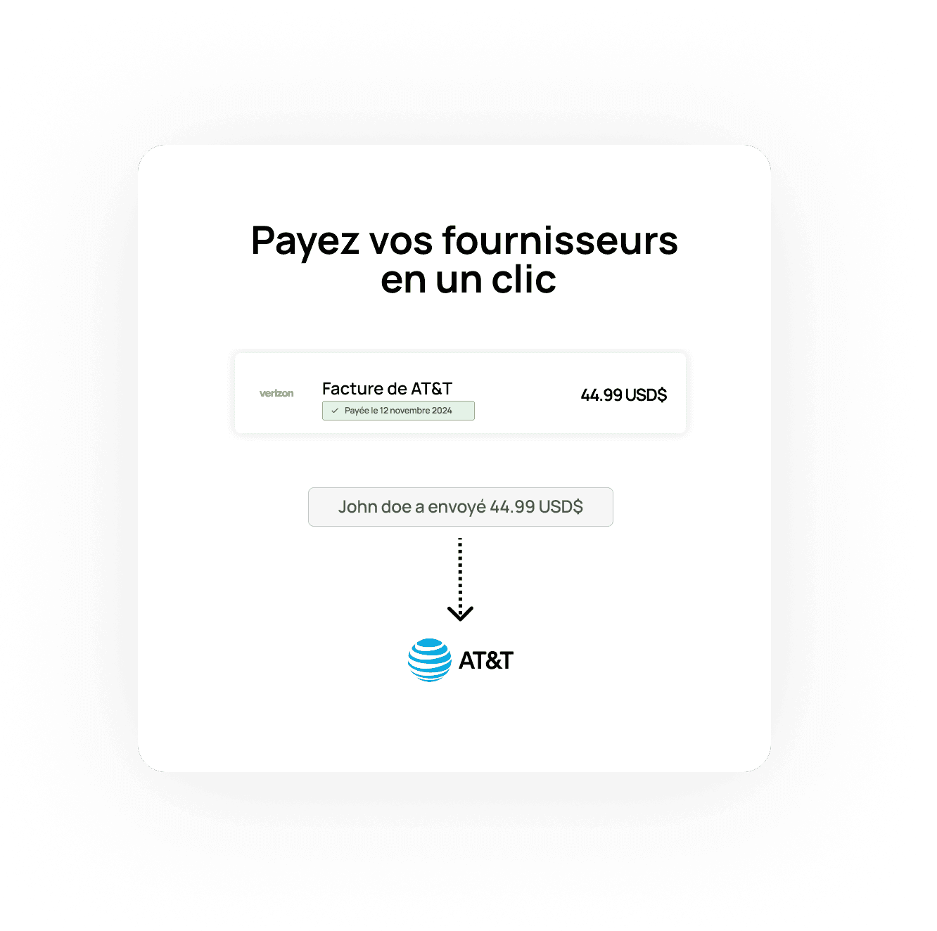 Payez vos fournisseurs