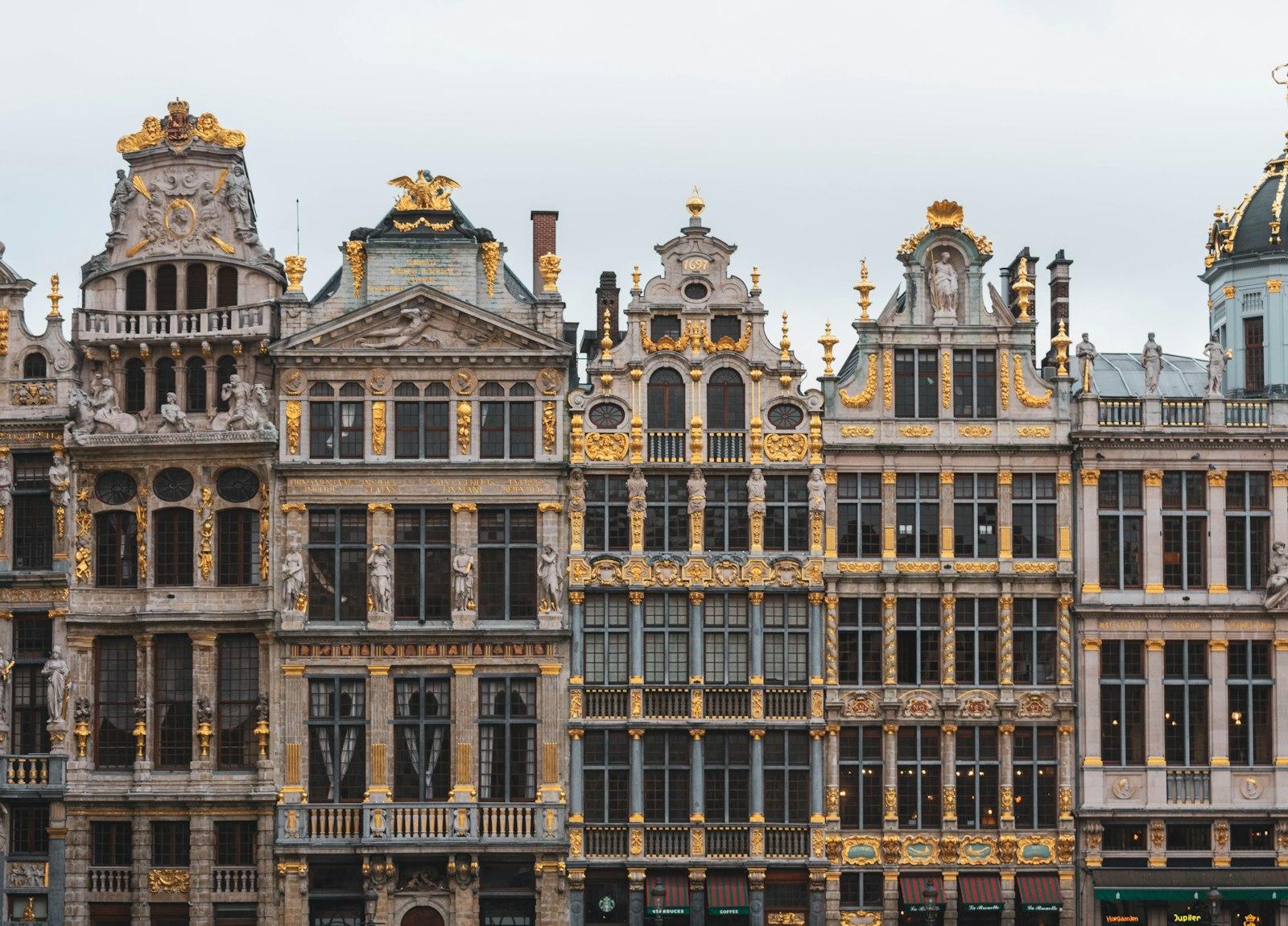 The façades of the Grand Place in Brussels